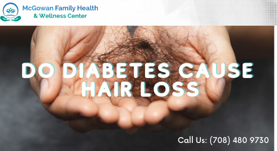 Diabetes cause hair loss